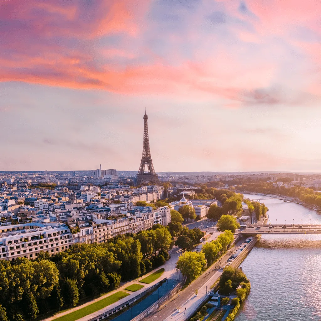 Country image of Europe, featuring iconic landmarks, diverse cultures, and vibrant cities known for their world-class education systems.