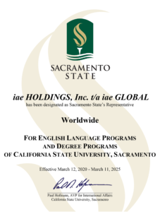 Sacramento State iae GLOBAL Pakistan