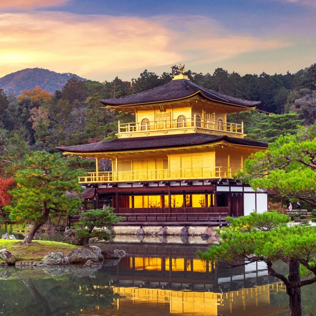 golden pavilion kinkakuji temple kyoto japan scaled e1787901650128
