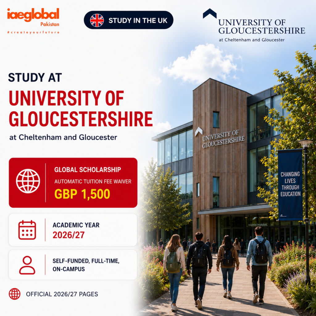 Gloucestershire Uni Scholarship 1