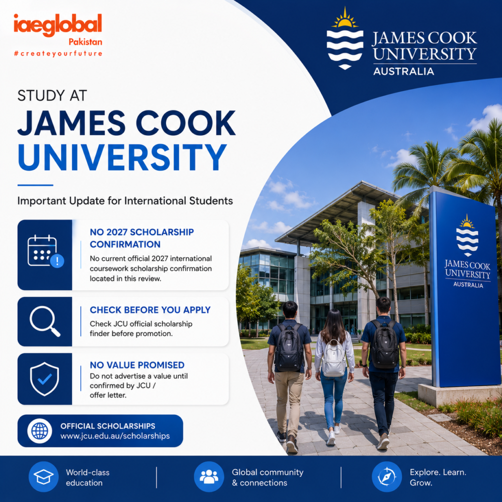 Jmes cook Uni Scholarship