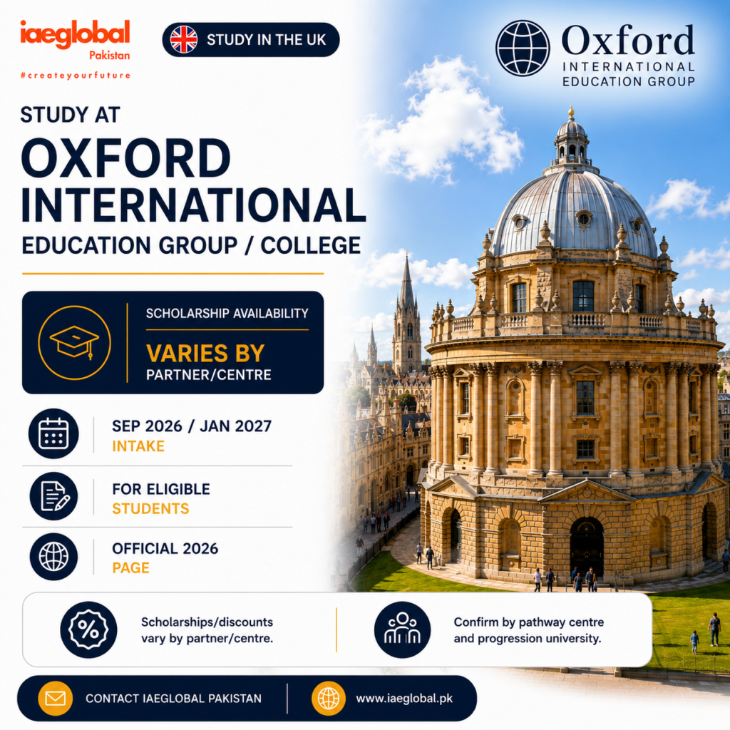 Oxford International College Scholarship 2