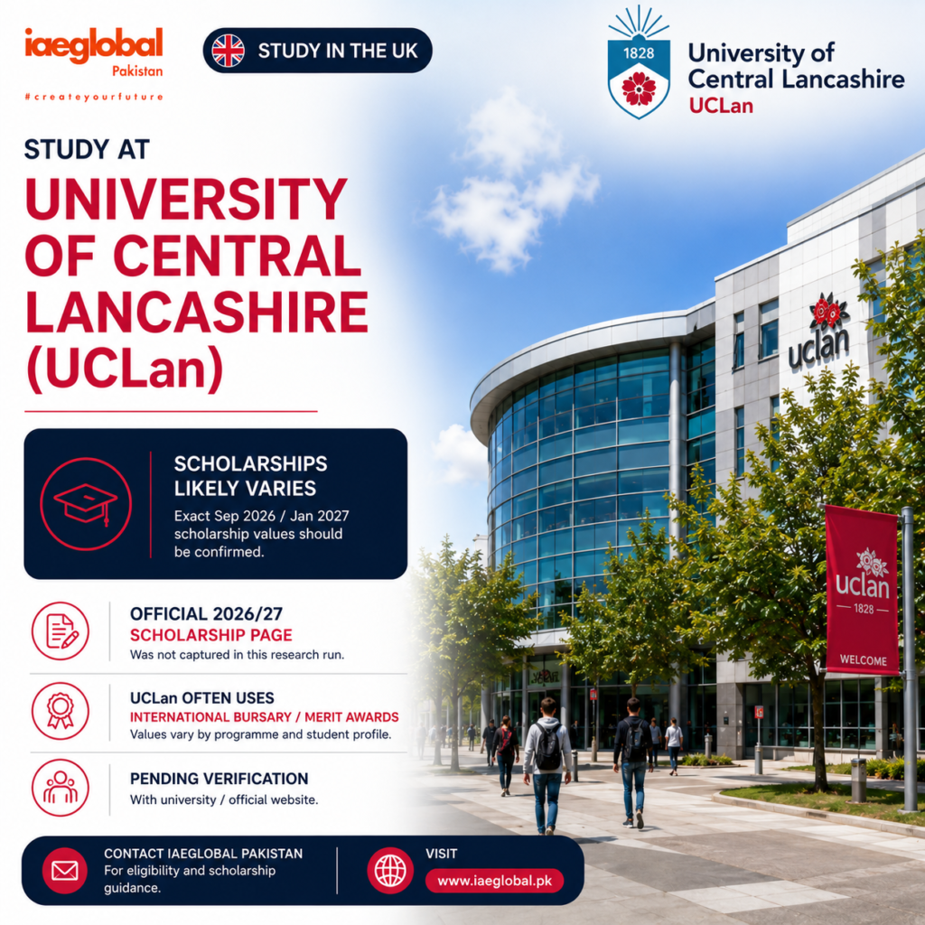 UCLan Uk Scholarship
