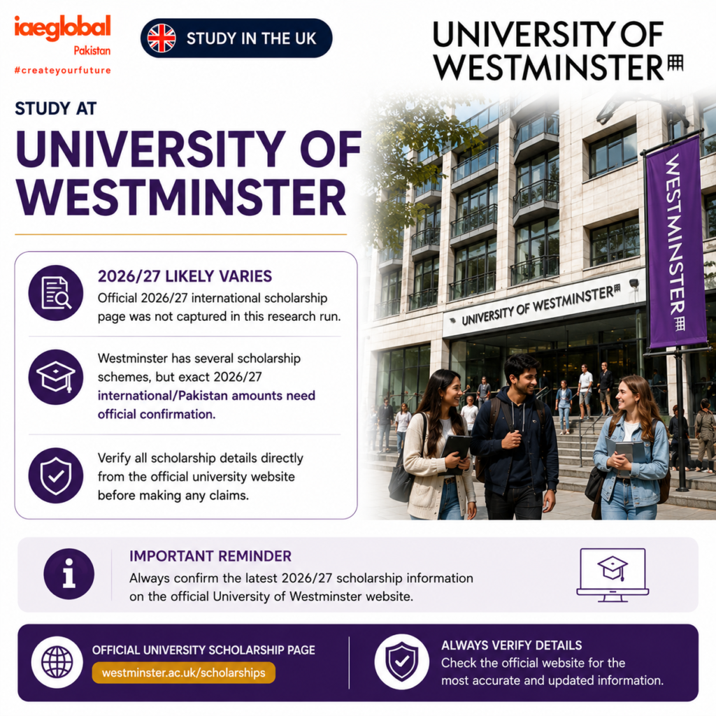 Westminster Uni Scholarship 1